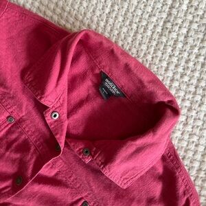 Woolrich Women’s Button-Up Shirt in Wild Cherry